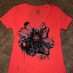 Women’s Fox V-Neck short sleeve